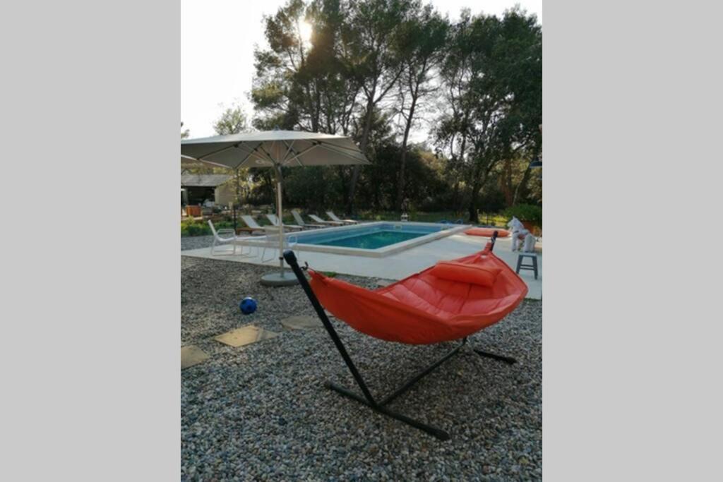 Villa Gite Dans Les Pins Avec Piscine Mazan Exterior foto